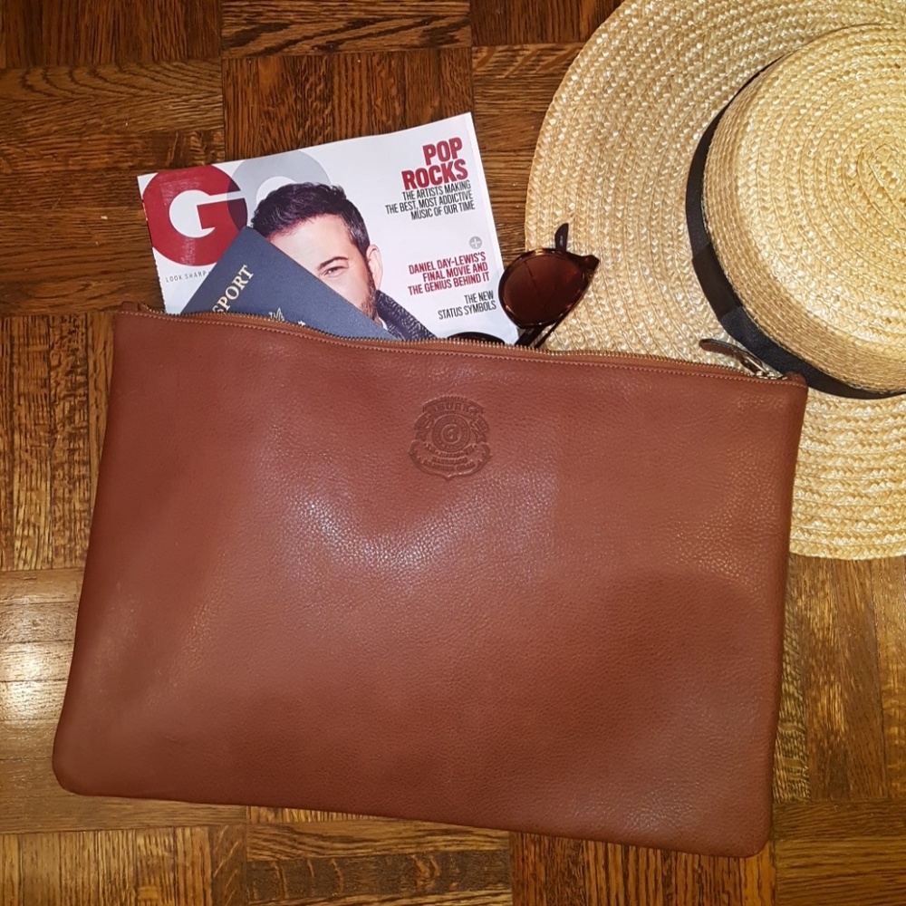 Ghurka Large Leather Logo Portfolio